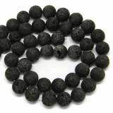 Perle de Cultura Neregulate Margele Bijuterii 7-8 x 5-6 mm - Lungime Sirag 35 cm Lava Vulcanica Margele Pietre Semipretioase Rotunde - 14 mm